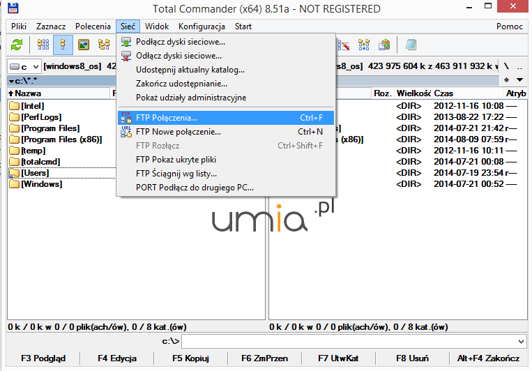 Konfiguracja Total Commandera FTP Konfiguracja Total Commandera FTP